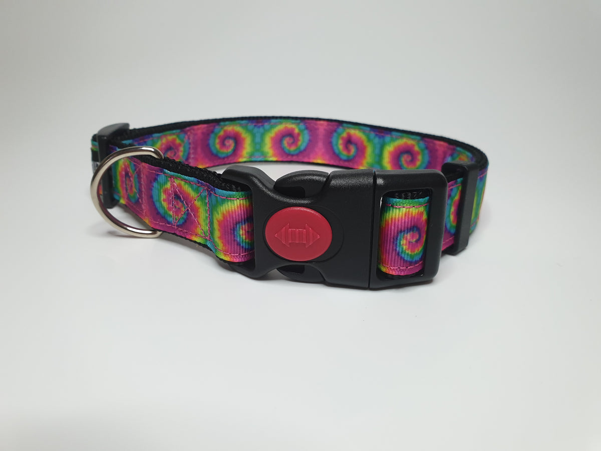 Tie dye dog sales collars