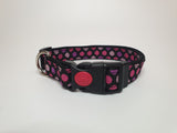 Pink & Purple Spots Large Collar