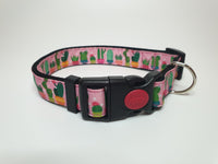 Pink Succulents Large Collar