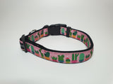 Pink Succulents Large Collar