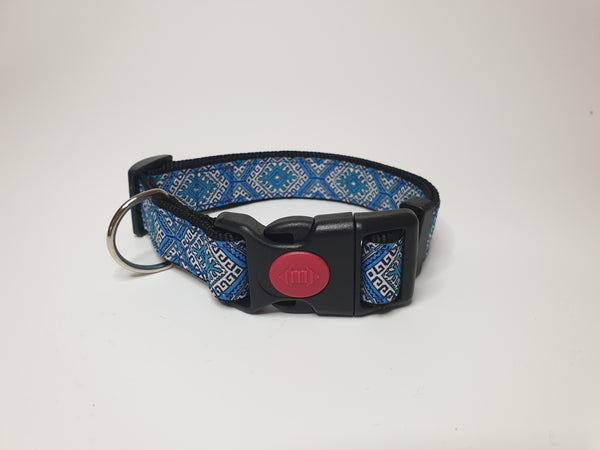 Blue Aztec Large Collar