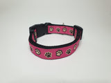 Pink Paws Large Collar