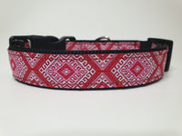 Red Aztec Medium Collar