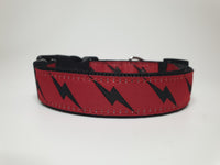 Red & Black Flash Medium Collar