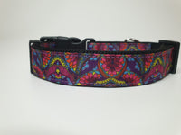 Purple & Pink Motif Medium Collar