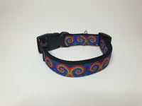 Blue Tie Dye Medium Collar