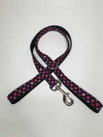 Pink & Purple Spots Medium/Large Lead