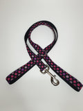 Pink & Purple Spots Medium/Large Lead