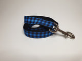 Blue Checkers Medium/Large Lead