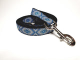 Blue Aztec Medium/Large Lead