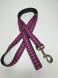 Pink Checkers Medium/Large Lead