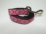 Red Aztec Medium/Large Lead