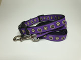 Purple Paws Large Collar