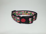 Pink Succulents Medium Collar