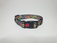 Geometric Print Small Collar