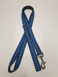 Blue & Black Checkers Small Lead