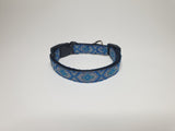 Blue Aztec Print Small Collar