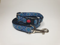 Blue Aztec Print Small Collar