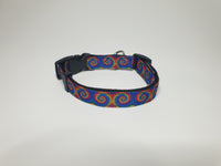 Blue Tie Dye Small Collar