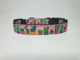 Pink Succulent Small Collar