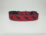 Red & Black Flash Small Collar